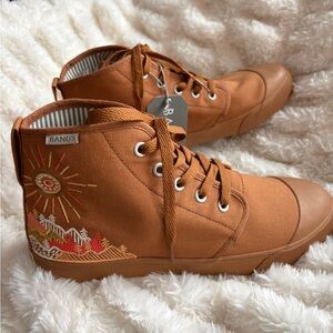 Bangs Sunrise Mountain High Tops Sneakers Size Women’s 9 New With Tags